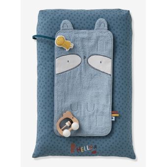 Vertbaudet Matelas A Langer Ours Des Bois Bleu 72x49