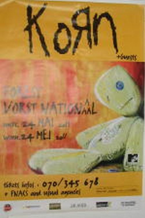 Korn - 61x91 cm - AFFICHE / POSTER