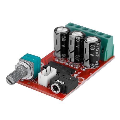 Carte d'amplificateur de puissance numérique haute puissance Module 12W × 2 de la classe D du panneau d'amplificateur stéréo