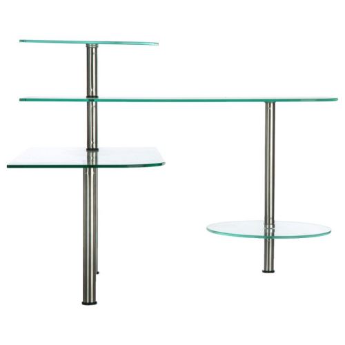 Paris Prix Etagere D Angle Cuisine En Verre 35cm Transparent Achat Prix Fnac
