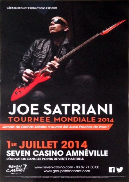 Joe SATRIANI - 40x60 cm - AFFICHE / POSTER