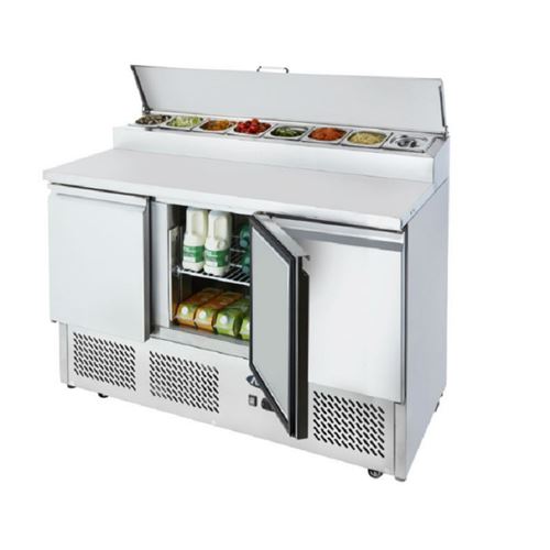 Saladette compacte réfrigérée 3 portes 380 l