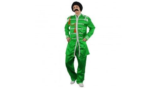 Costume vert du célèbre groupe POP Anglais les Beatles des années 60 avec la veste + le pantalon. Ideal pour incarnez leurs 8ème albums. ( Large )