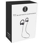 Écouteurs Bluetooth 4.1 Sport – Léger, Anti-transpiration, Compatible Smartphone/PC, Couleur Noir
