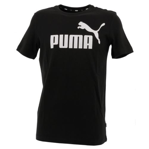 Tee shirt manches courtes Puma Ess logo tee mc black jr Noir taille : 6ans réf : 13035