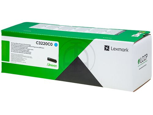 lexmark cyan rpp cartridge 1.5k c3224dw c3326dw mc3224dwe noir