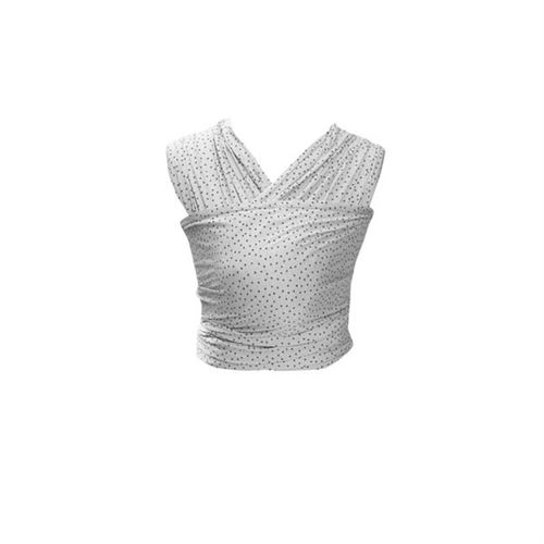 Echarpe AURA blanc à pois