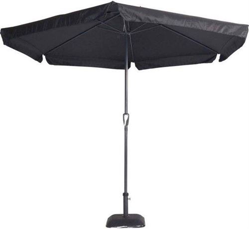 Outdoor Living Gemini Parasol - parasol bâton - Ø300 cm - noir