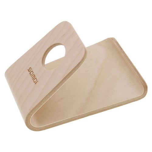 Avizar Beige Support Bureau En Bois Pour Smartphone Et Tablette - Image 2
