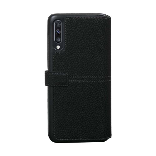 Etui folio pour Samsung Galaxy A70 Façonnable noir
