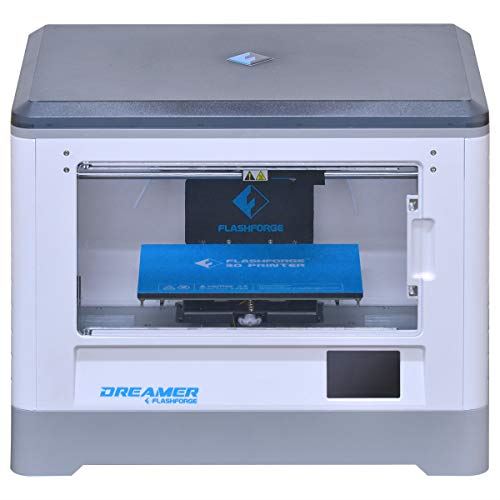 Flashforge® Dreamer Imprimante 3D Dual-extrudeuse imprimante avec porte transparente et ventilateurs arrière