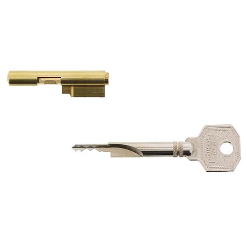 Burg-Wächter Clés écarteur de serrure pour mortaise, chambre porte, Cylindre de serrure de sécurité Diamètre : 7 mm, avec 2 clés, E 7/2 SB, 04281, 1 Pièces