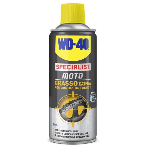 Graisse chaîne spray 400 ml conditions humides WD40