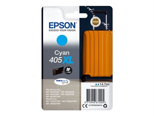 Epson - Cartouche d'encre 405XL - Cyan - 14.7ml - Original pour WorkForce WF-7310, 7830, 7835, 7840, WF-3820, 4820, 4830 - Image 6