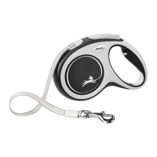 Laisse pour Chien Fle i NEW COMFORT 5 m Taille M Noir