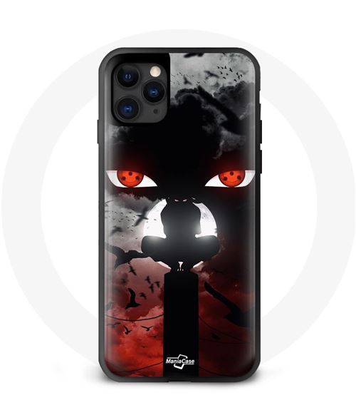 Coque pour Iphone 11 Pro Itachi Uchiwa Naruto Anime art (Maniacase