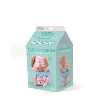 Kit Graine Créative mini amigurumi cochon 100 mm