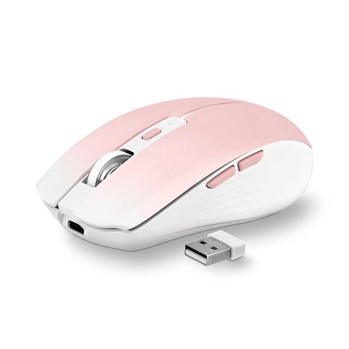 Souris sans fil T'nB Dual Connect Rose