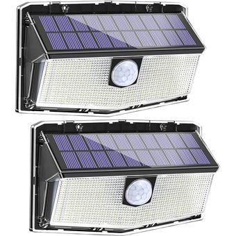 Spot Solaire Exterieur, Sans fil Éergie solaire étanche IP65 Lampes de  sécurité, Lumière Solaire de Jardin
