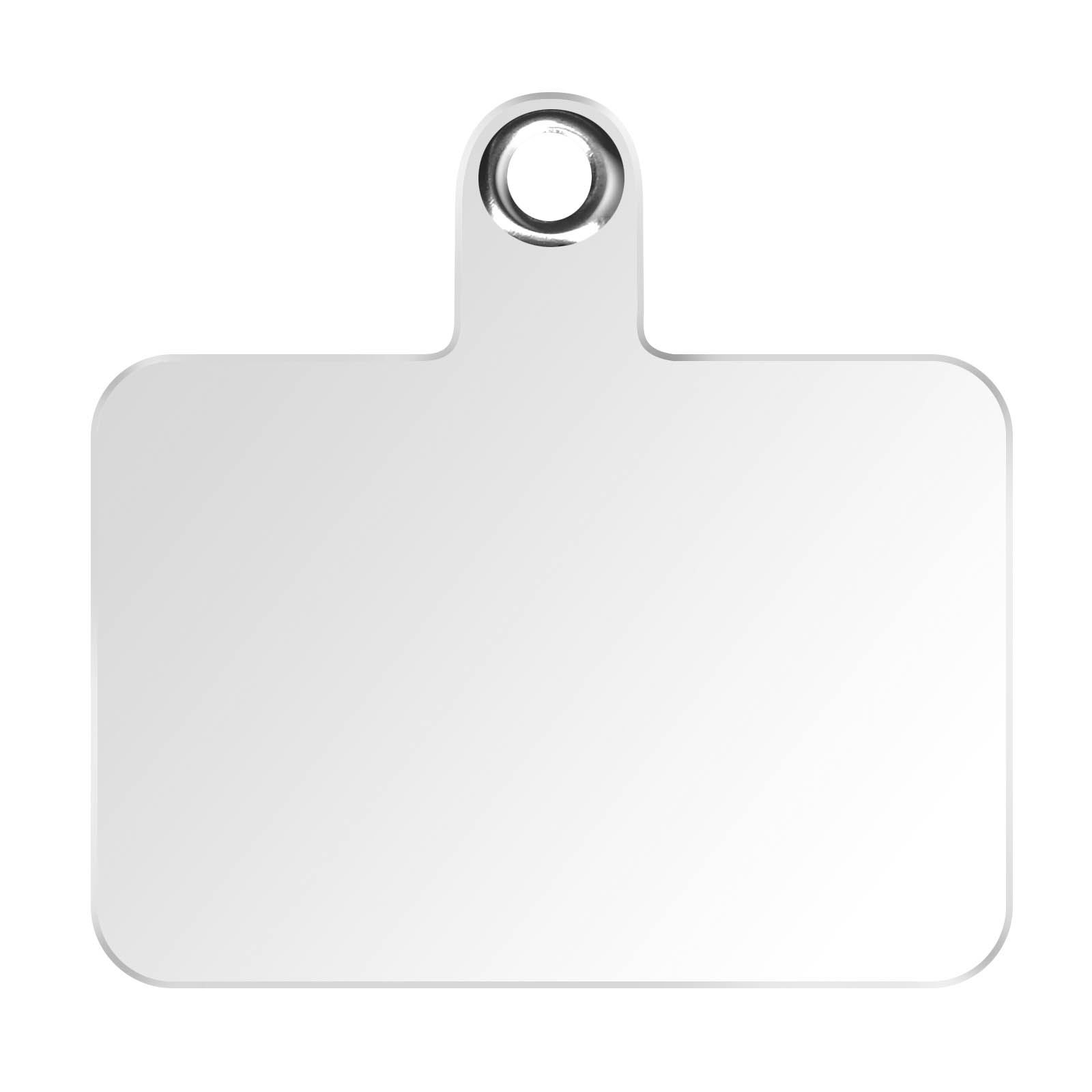 Patchs Sans Adhésif Pour Cordon De Téléphone - Lot De 4, Ultra-minces En Acier Inox, Pivot 360°, Ne Gêne Pas La Recharge