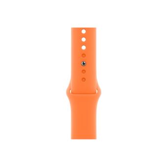 Apple - Bracelet pour montre intelligente - 45 mm - 140 - 210 mm - orange vif