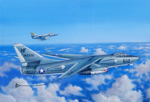 Non Communiqué Eka-3B Skywarrior Strategic Bomber - 1:48E - Trumpeter