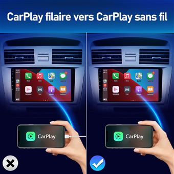 Adaptateur CarPlay sans Fil AWESAFE pour Voitures Convertit