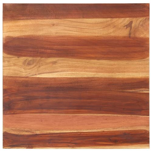 vidaXL Dessus de table Bois solide 15-16 mm 70x70 cm
