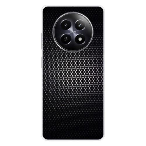Coque en silicone imprimée compatible Realme 12 5G Dark Metal