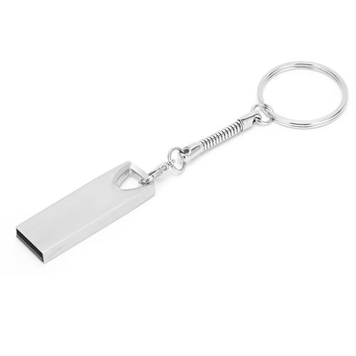 Clé flash de voiture avec clip sauvegarde 64G argent