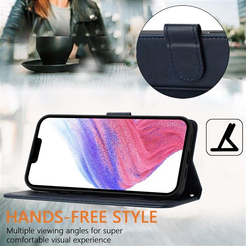 Étui Portefeuille Cuir Pour Sony Xperia 10 VII (2025) - Anti-RFID, Avec Support, Plusieurs Coloris