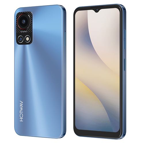 HOTWAV NOTE 13 Téléphone Portable 6.6 Android 13, 5160mAh, 8(4+4)Go+128Go, 50MP+16MP,Empreinte digitale/Face ID/Dual SIM 4G - bleu