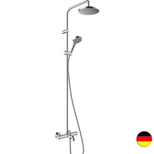 Hansgrohe Vernis Blend Showerpipe 200 1jet with Bath Thermostat Chrome 26274000