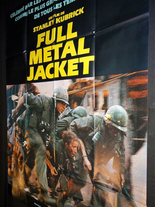Acheter Affiche de Cinéma Originale - Full Metal Jacket - Stanley Kubrick - 120x160cm État correct - 39,99 € Affiche de Cinéma Originale - Full Metal Jacket - Stanley Kubrick - 120x160cm État correct - reconditionné disponible sur Fnac