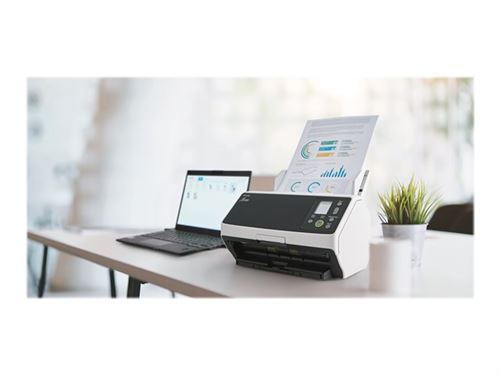 Fujitsu fi-8190 - Scanner de documents - CIS Double - Recto-verso - 216 x 355.6 mm - 600 dpi x 600 dpi - jusqu'à 90 ppm (mono) / jusqu'à 90 ppm (couleur) - Chargeur automatique de documents (100 feuilles) - jusqu'à 13000 pages par jour - Gigabit LAN, U