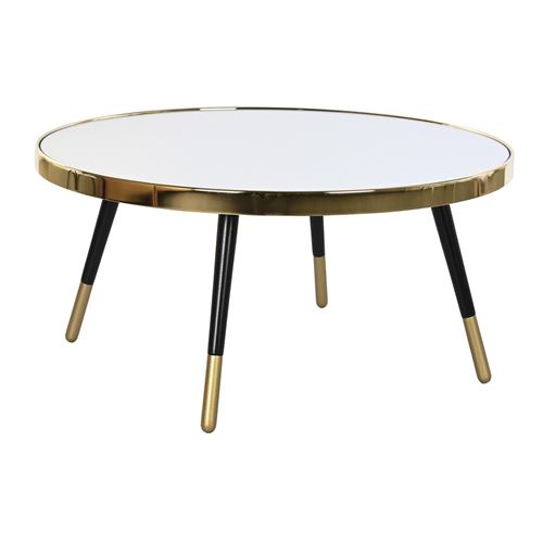 Table Basse DKD Home Decor Miroir Acier Glamour 82,5 x 82,5 x 40 cm
