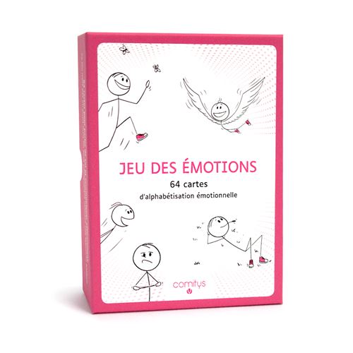 Le Jeu Des Émotions : Coffret De 64 Cartes D'Alphabétisation Émotionnelle - 177 États Émotionnels - Comitys