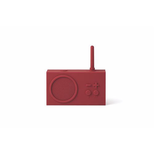 Radio FM et Enceinte Bluetooth Lexon Tykho 3 Rouge fonc&eacute; 