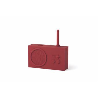 Radio FM et Enceinte Bluetooth Lexon Tykho 3 Rouge foncé