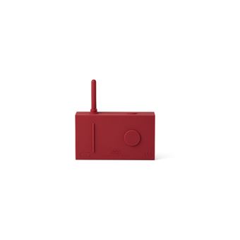 Radio FM et Enceinte Bluetooth Lexon Tykho 3 Rouge foncé