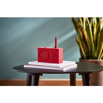 Radio FM et Enceinte Bluetooth Lexon Tykho 3 Rouge foncé