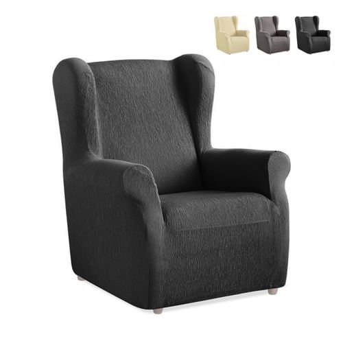 Housse de fauteuil en tissu extensible universel Cuerta Couleur: Noir