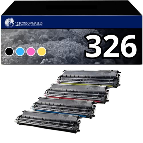 Non Communiqué Pack 4 Toners Compatible Brother Tn-326
