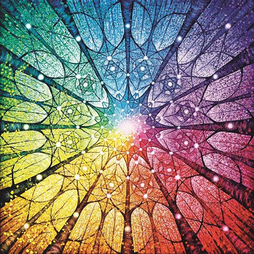 Puzzle 1023 pièces : Mandala de la Vie - David Mateu - Edition Spéciale Magnolia