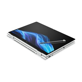 HP EliteBook 8 Flip G1i Notebook AI - Conception inclinable - Intel Core Ultra 7 - 255U / jusqu'à 5.2 GHz - Win 11 Pro - Intel Graphics - 32 Go RAM - 512 Go SSD NVMe - 13.3" IPS écran tactile 1920 x 1200 - Wi-Fi 7, Bluetooth - argent glacé - clavier :