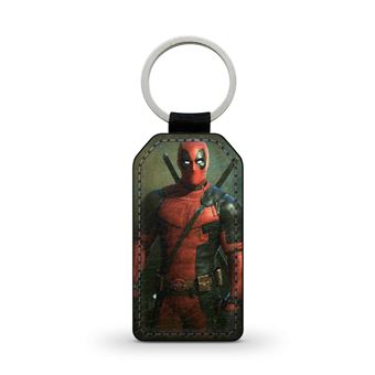 Porte-clés Marvel Deadpool - Métal, Diamètre 1 3/4 - Monogram International