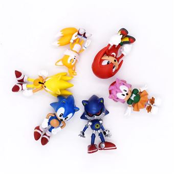 Figurine Sonic 2 avec carte et support à anneau