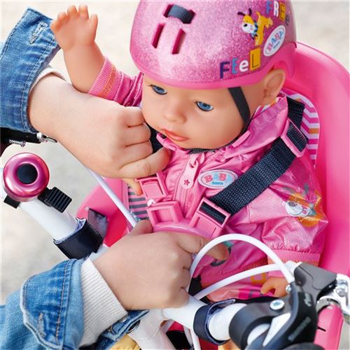 Siège De Vélo Pour Poupée - Accessoire Fixable, Avec Autocollants DIY - Pour Encourager L'imagination Des Enfants