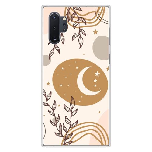 Coque en silicone imprimée compatible Samsung Galaxy Note 10 Plus Lunaison