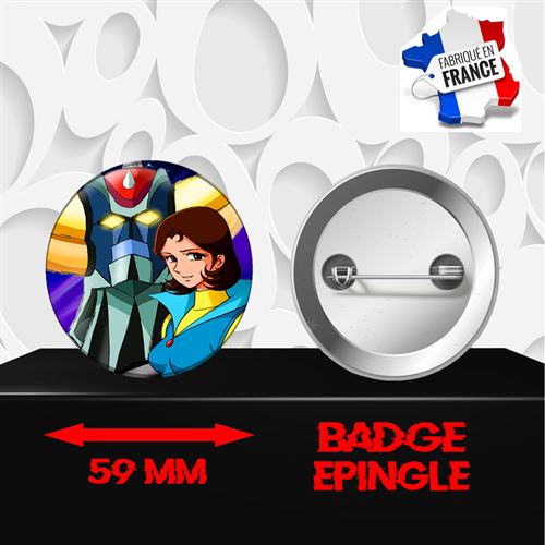 Badge à épingle 59 mm Manga Goldorak 199